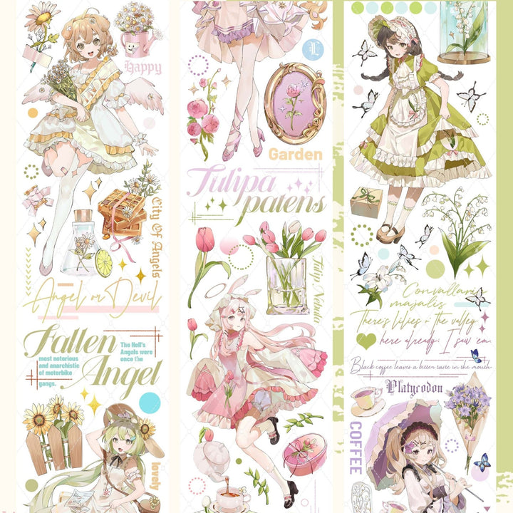 Cute Japanese Girl Character PET Tape - Desk Cosmos