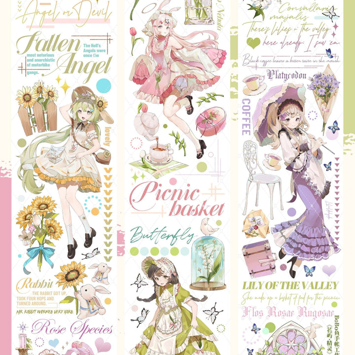 Cute Japanese Girl Character PET Tape - Desk Cosmos