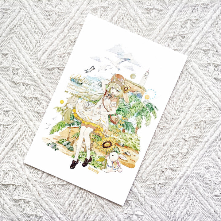 Cute Japanese Girl Character PET Tape - Desk Cosmos