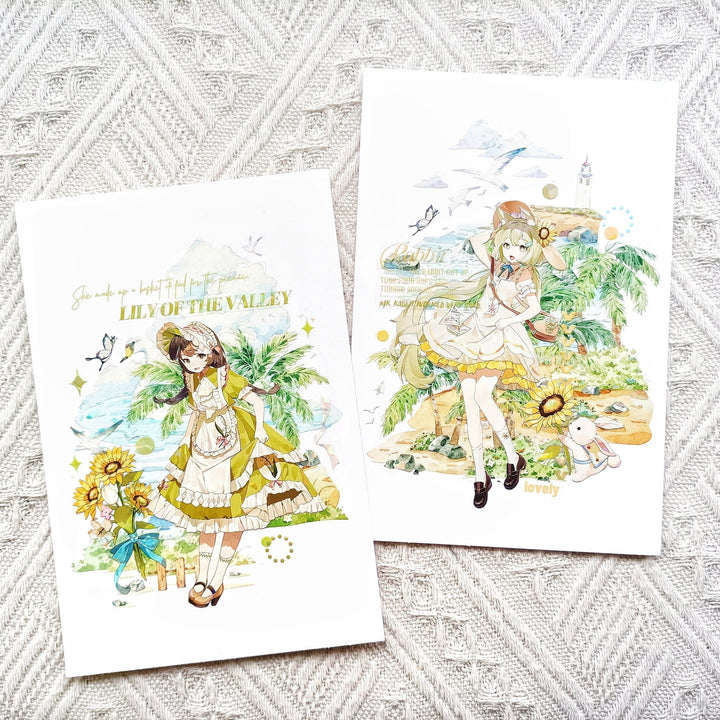 Cute Japanese Girl Character PET Tape - Desk Cosmos