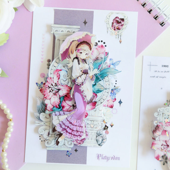 Cute Japanese Girl Character PET Tape - Desk Cosmos