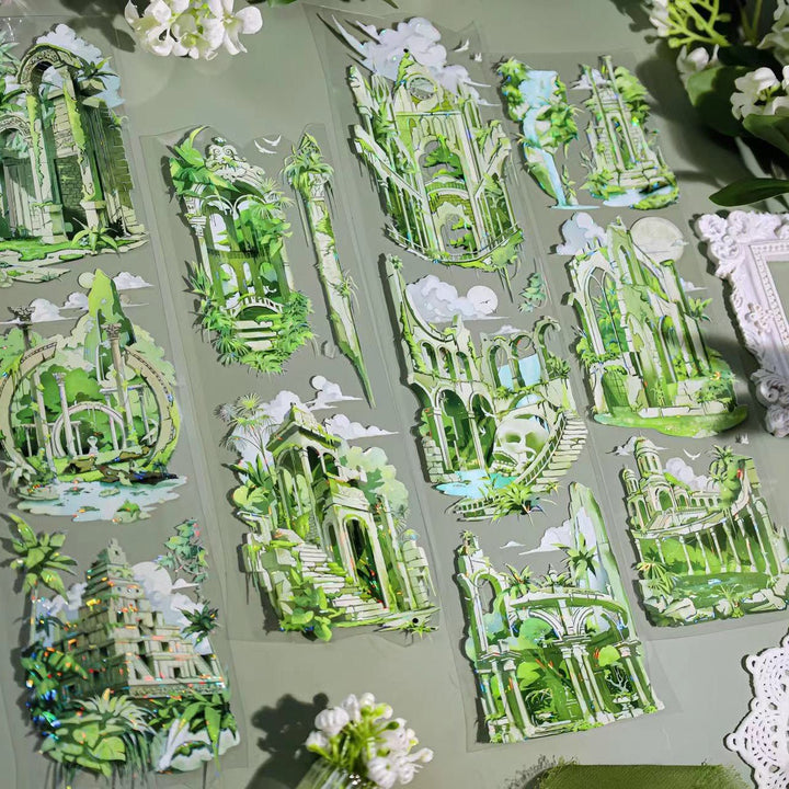 Lost Jungle Ruins PET Tape - Desk Cosmos