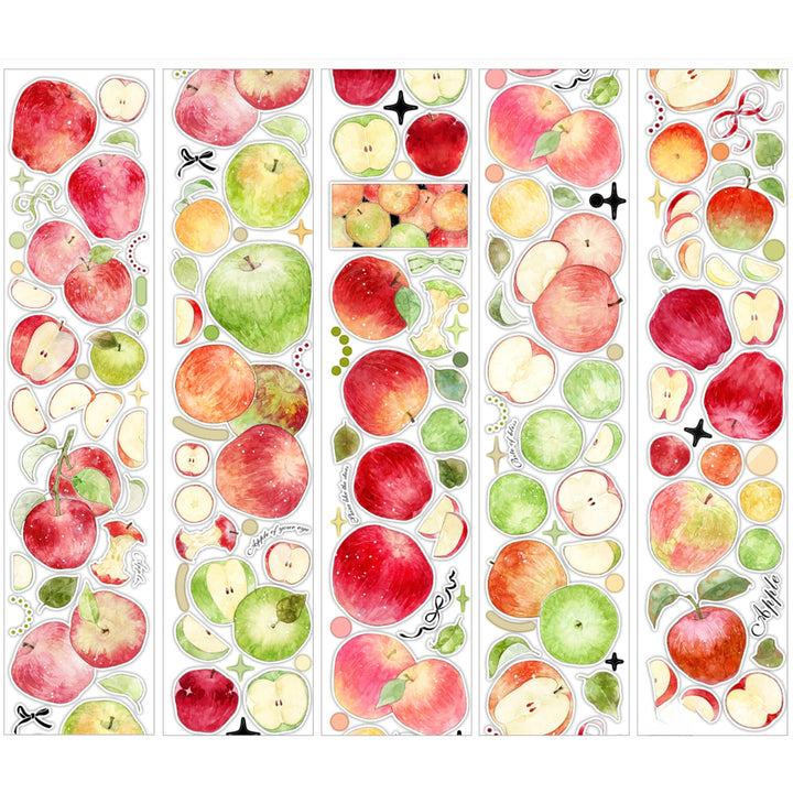 Apple Orchard Vintage Die - cut PET Tape - Desk Cosmos