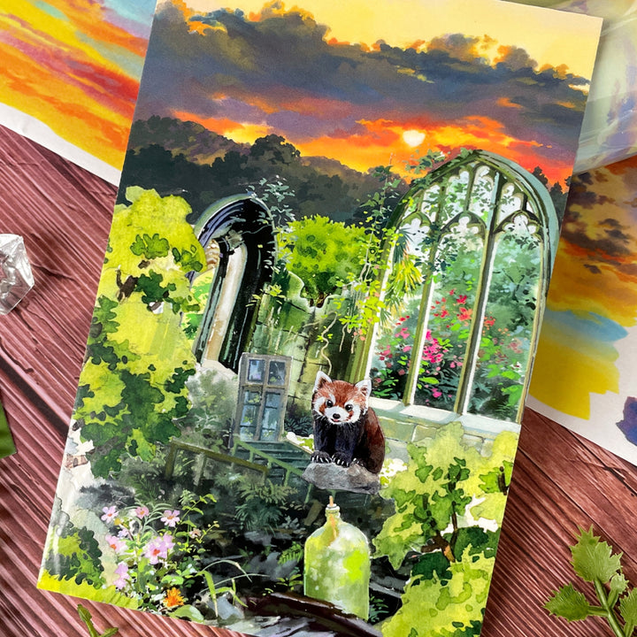 Sunset Clouds Scenery PET Tape - Desk Cosmos