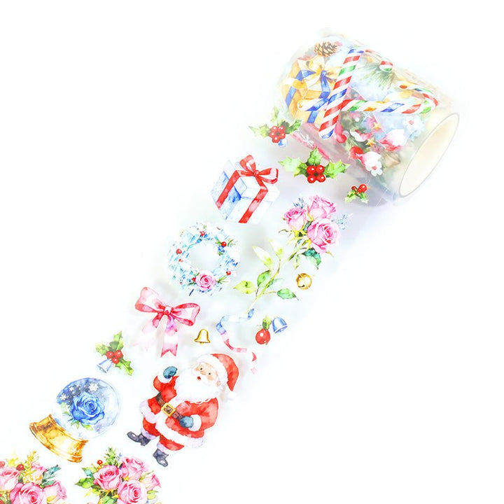 Winter Floral Patterns Christmas PET Tape - Desk Cosmos