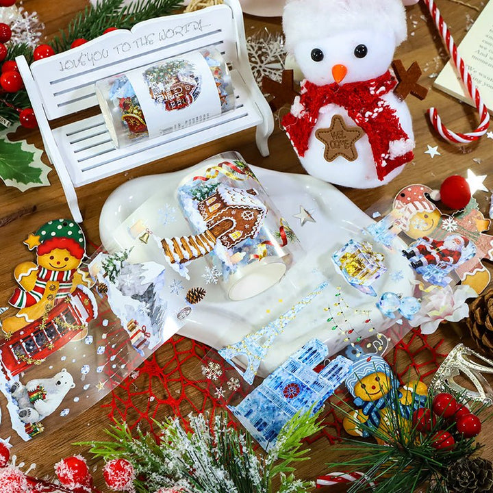 Frozen Wasteland Christmas Style PET Tapes - Desk Cosmos