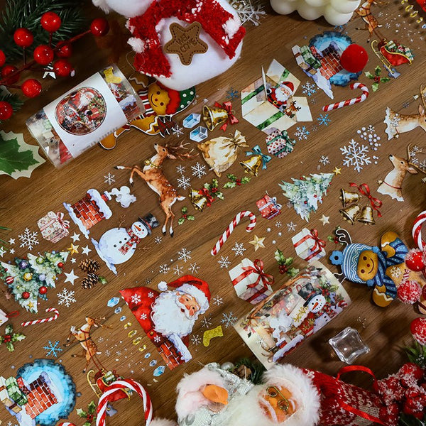 Snowmelt Holy Night Christmas PET Tapes - Desk Cosmos