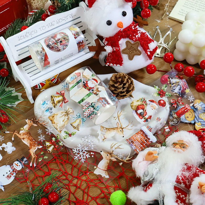 Snowmelt Holy Night Christmas PET Tapes - Desk Cosmos