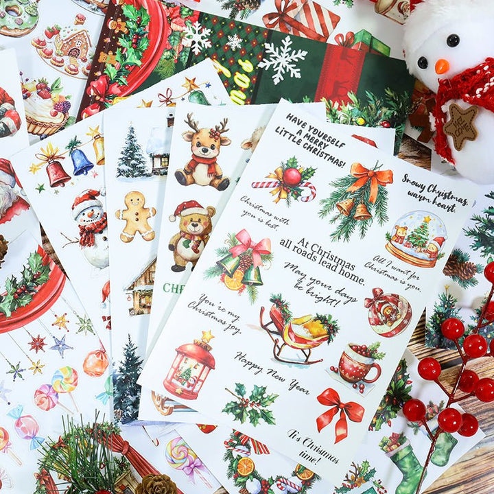 A Cozy Christmas Sticker Books - Desk Cosmos