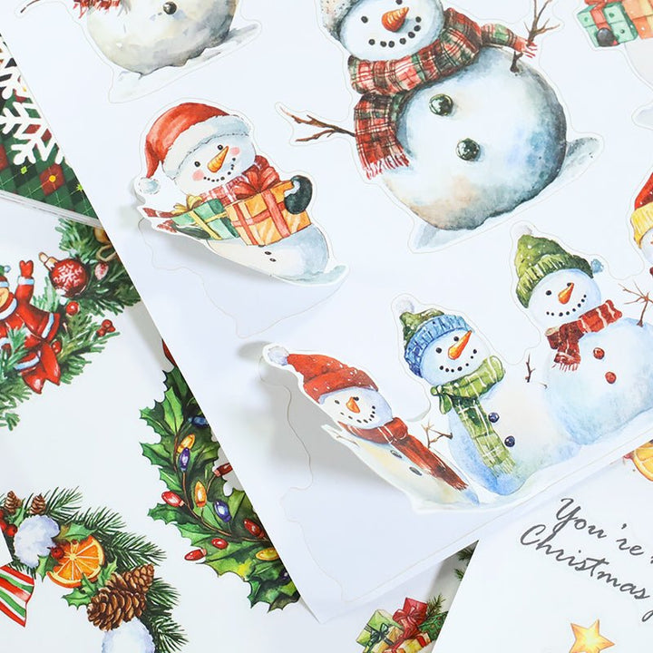 A Cozy Christmas Sticker Books - Desk Cosmos