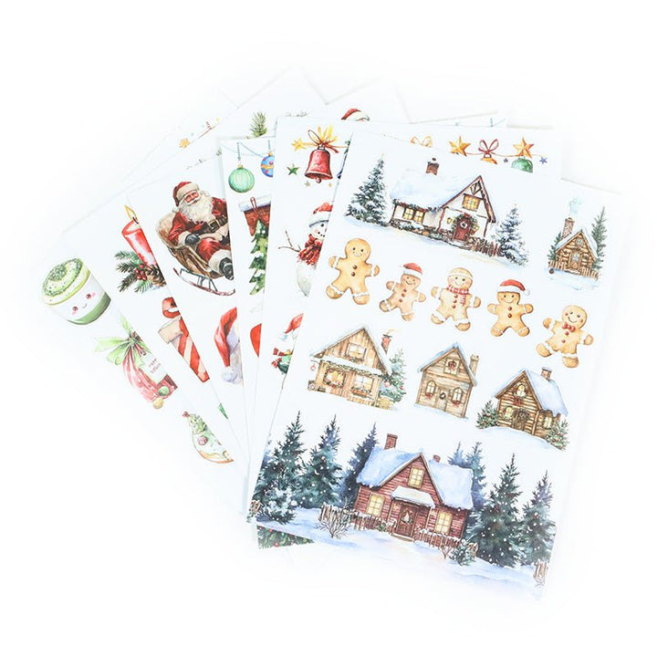 A Cozy Christmas Sticker Books - Desk Cosmos