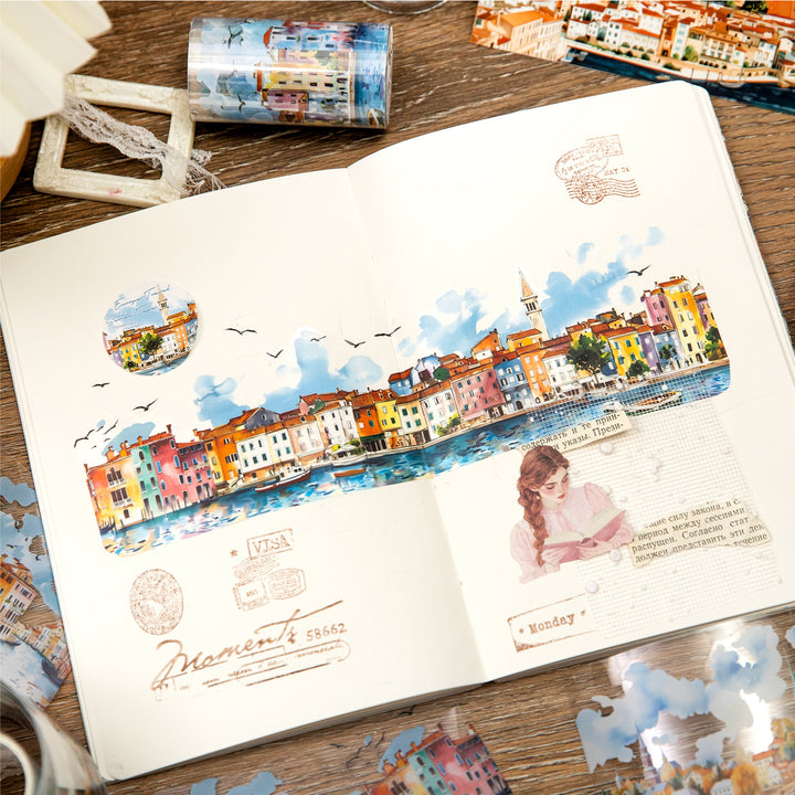 DIY Journal Projects PET Tape from Travel around Europe series