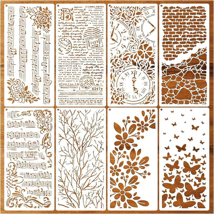DIY Stencils Textures Hollow Template