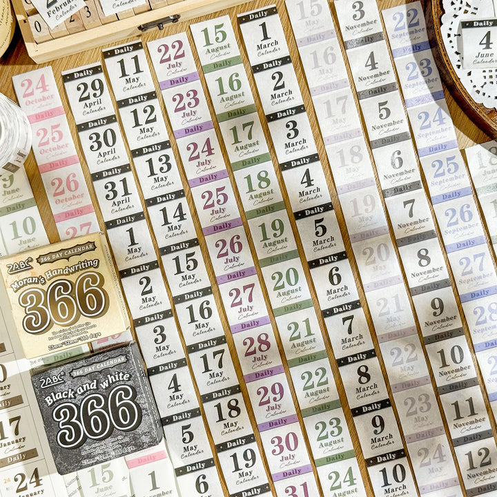 Daily Memory Washi Tape Alphabets Style Ideal For Journal Lovers