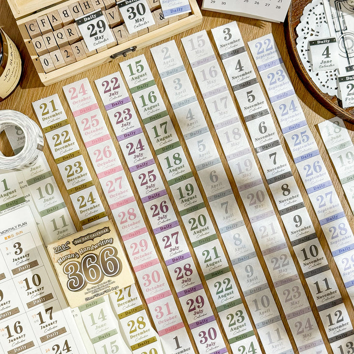 Daily Memory Washi Tape Numbers Theme Perfect For Personalized Decoration