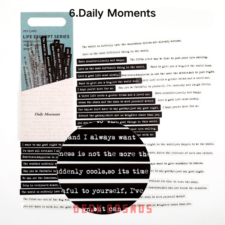 Daily Moments Sticker Style