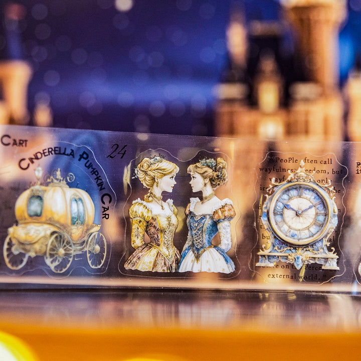 Dark Fairy Tale PET Tape with Character Elements