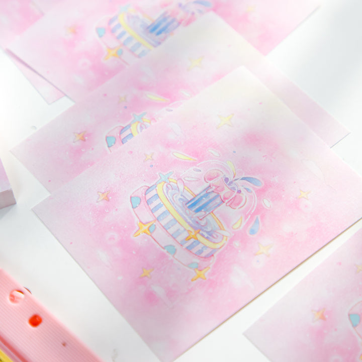 Daydream Guide Series Retro Cute Memo Paper Carousel Design