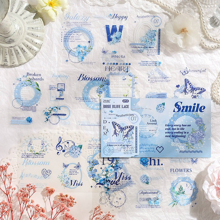 Delicate Threads PET Stickers Aesthetic Border for Planner Decoration