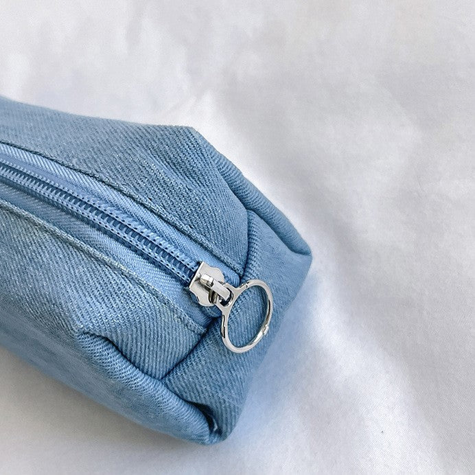 Denim Large Capacity Storage Bag Multipurpose Suitable For Planner Making