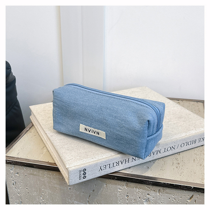 Denim Storage Bag Large Capacity Compact Design