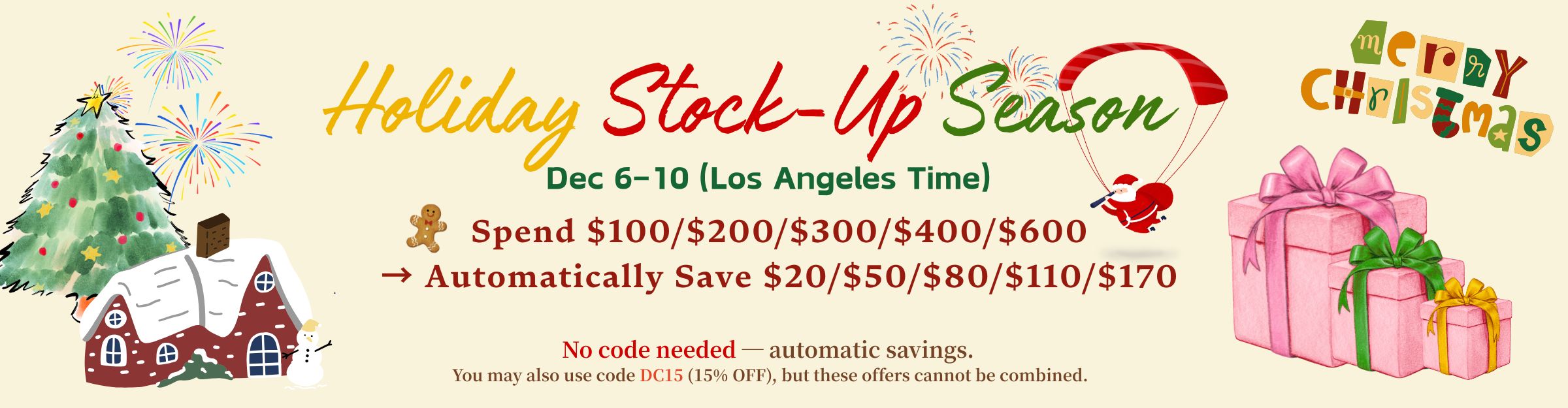 DeskCosmos Christmas limited-time event promotion banner PC