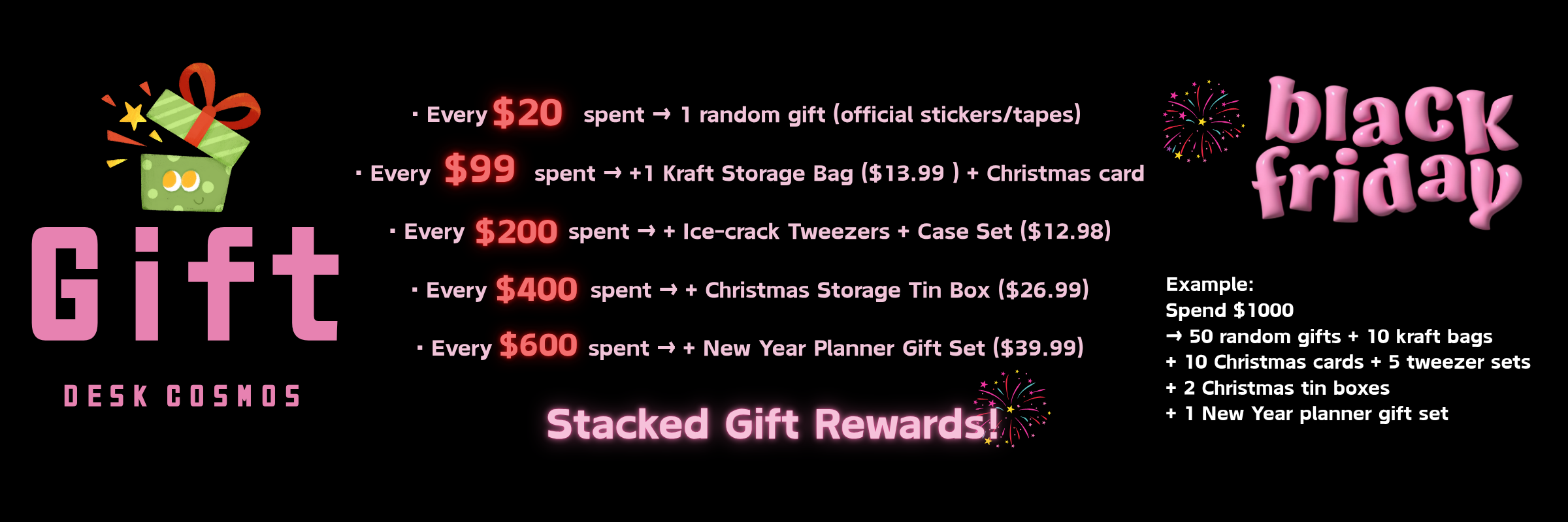 Black Friday Mega Sale – 30% Off Deskcosmos Collection