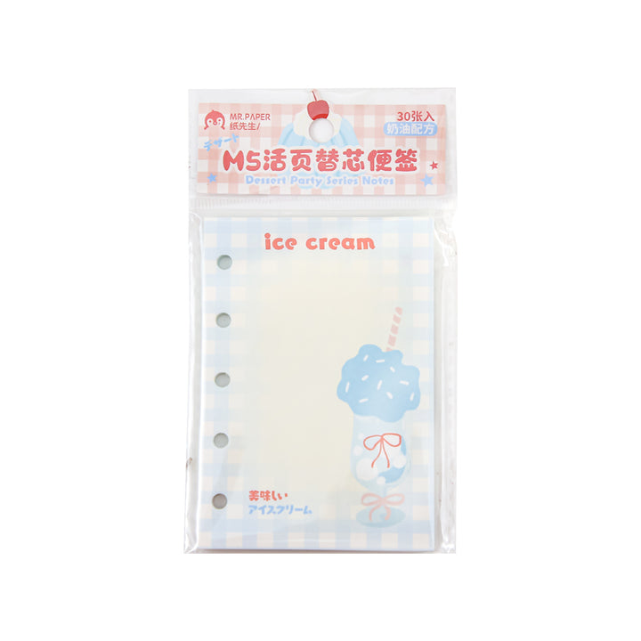 Dessert Party Series Memo Paper Sweet and Cute Designs for Journal Collage