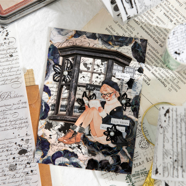Detained Letters Washi Tape Vintage Postmarks for Journal Creation