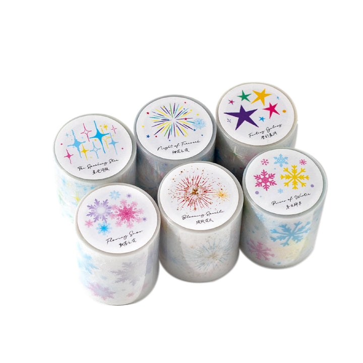 Dream Shimmer DIY Tape Scrapbook Fireworks Stars