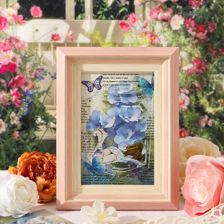 Dream of Hiding Flowers Floral Stationery Paper Retro Theme