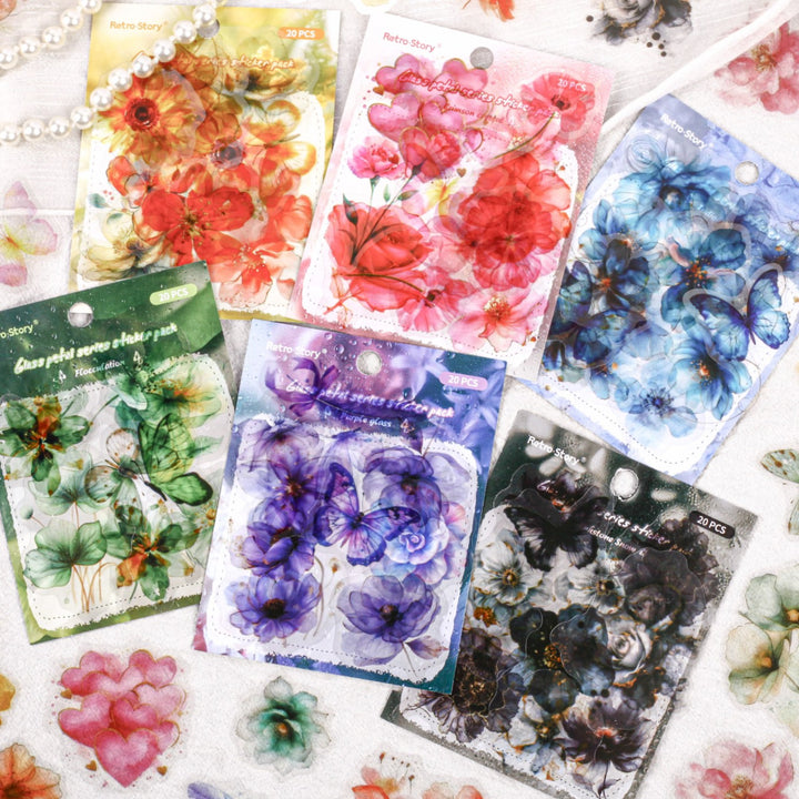 Dream of Hiding Flowers Retro Botanical Paper for Creative Crafts