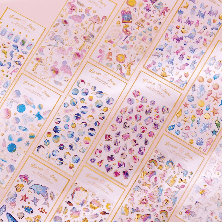 Dreamy Resin Collection 3D Crystal Stickers Scrapbook Decor