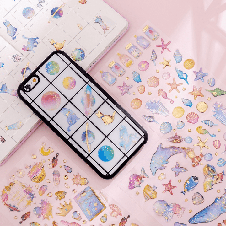 Dreamy Resin Collection Fantasy Scrapbooking Stickers