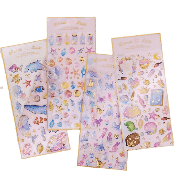 Dreamy Resin Collection Sky Universe Resin Stickers