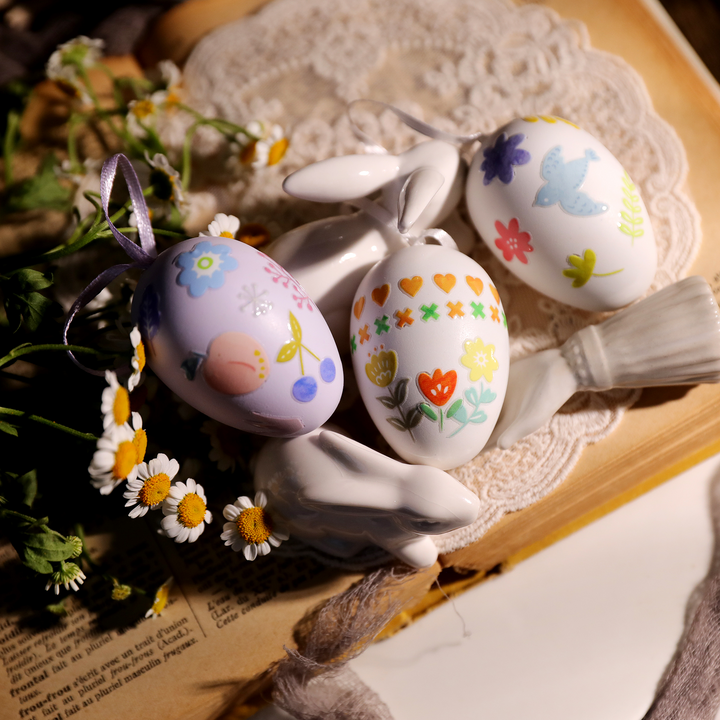 Easter 3D Stickers Macaron Lace Spring Floral