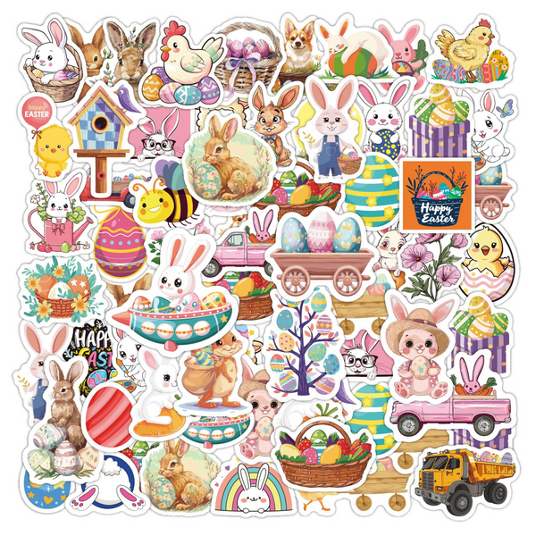 Easter Animal Stickers Animal Stickers Cute Spring Design Suitable for Journals
