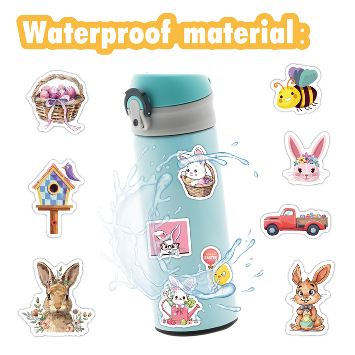 Easter Animal Stickers Easter Animal Stickers Cute Spring Design Great for Personalization