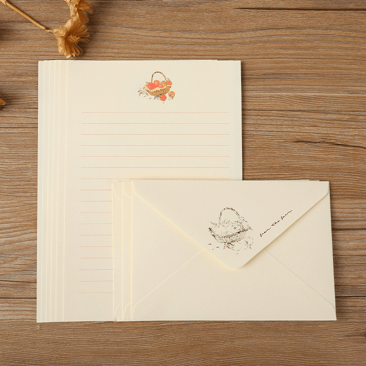 Easter Bunny Letter Paper & Envelope Retro Gold Design Retro Bunny Paper Ideal for Craft Projects