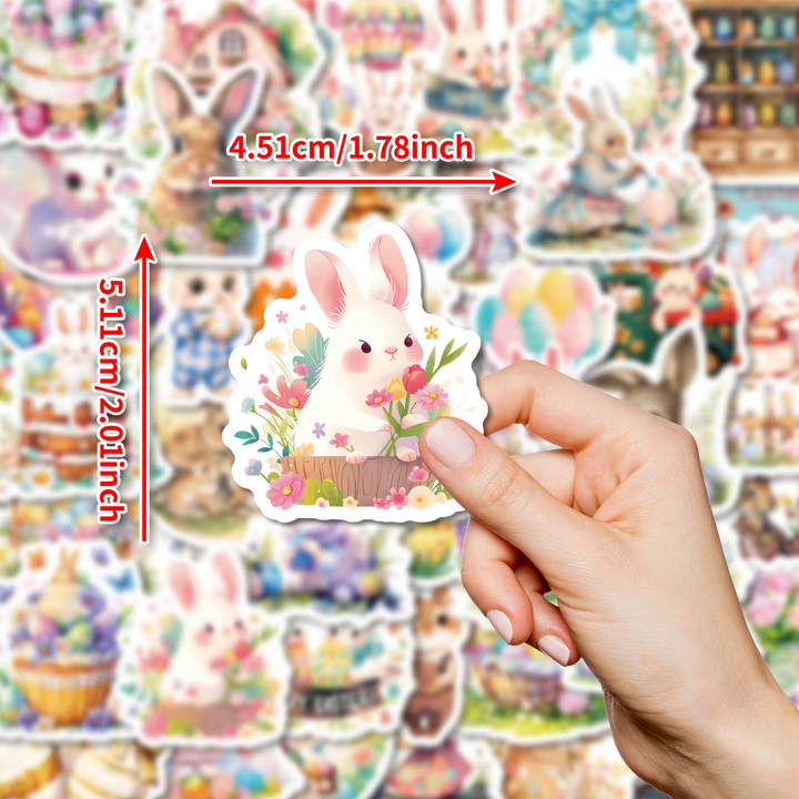 Easter Bunny Series Easter Theme Planner Stickers