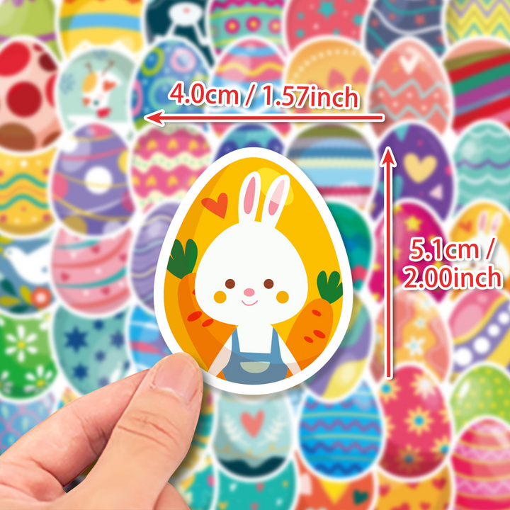 Easter Duck Egg Series Animal Stickers for Holiday Craft Projects