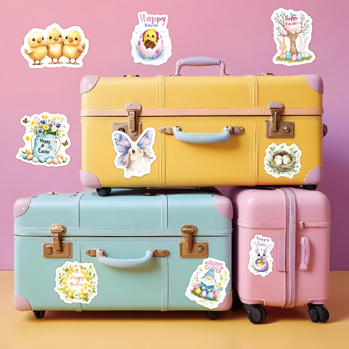 Easter Egg Series Bunny Stickers for Sweet Easter Decor