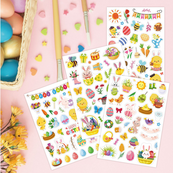 Easter Party Sweet Stickers For Scrapbooking Cute Spring Decorations Ideal for DIY