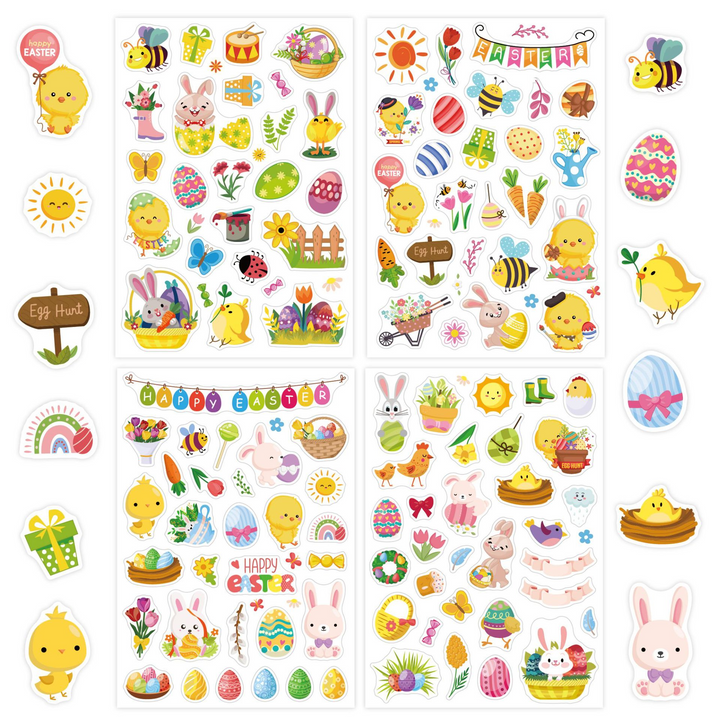 Easter Party Sweet Stickers For Scrapbooking Easter Bunny Stickers for Journaling