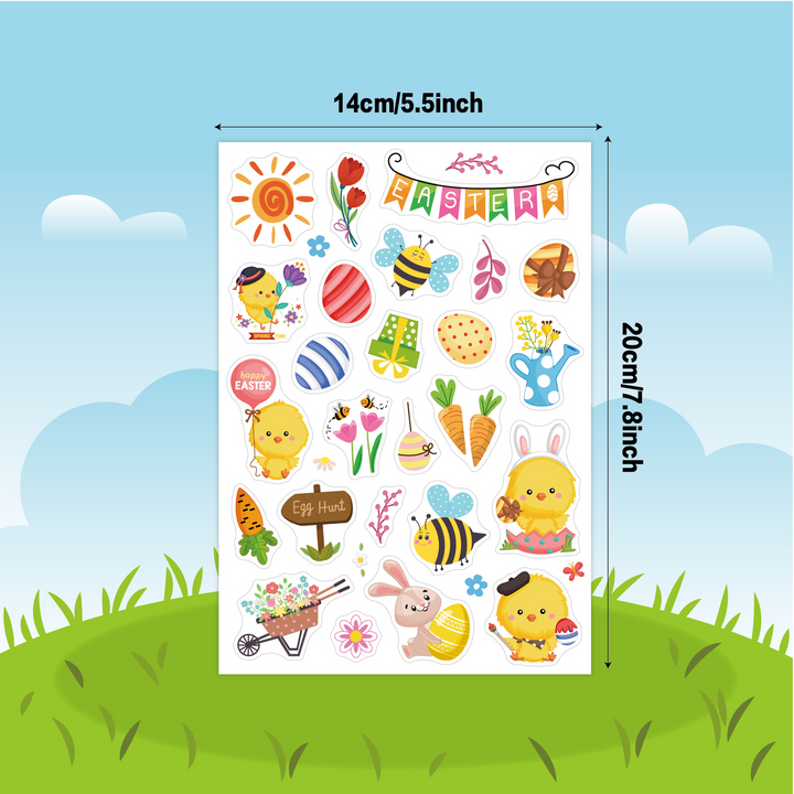 Easter Party Sweet Stickers For Scrapbooking Easter Crafting Suitable for Scrapbook