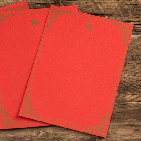 Easter Rabbit Pattern Letter Paper & Envelope High Quality Paper Ideal for Art Projects