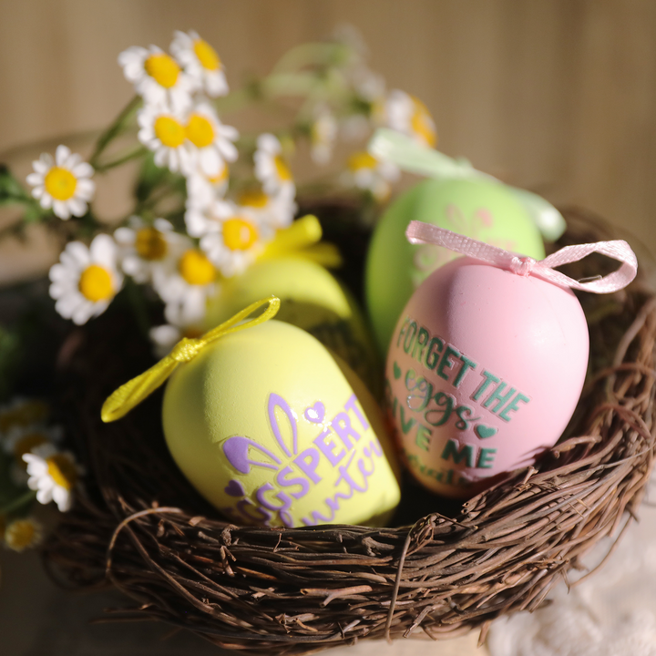 Easter Transfer Sticker Colorful Words for DIY Projects