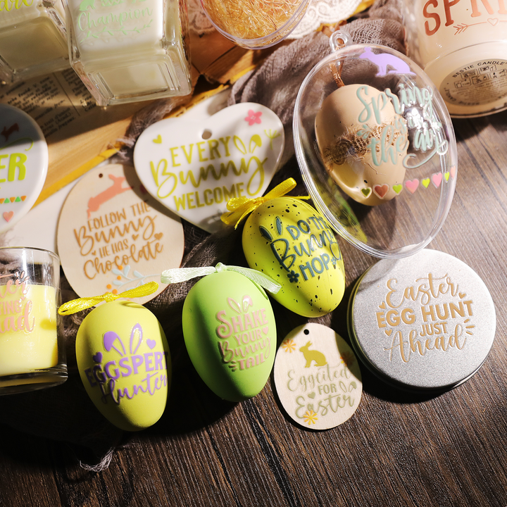 Easter Transfer Sticker Decorative Text Stickers