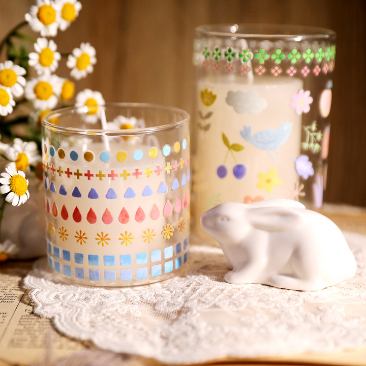 Easter Transfer Stickers Macaron Spring Floral Sticker Design