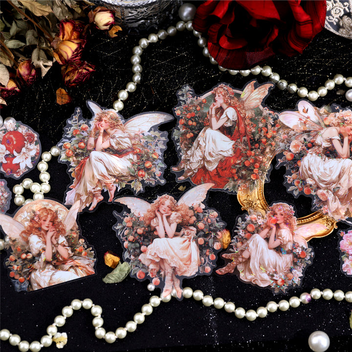 Elven Kingdom Romance Floral Stickers for DIY Crafting Projects